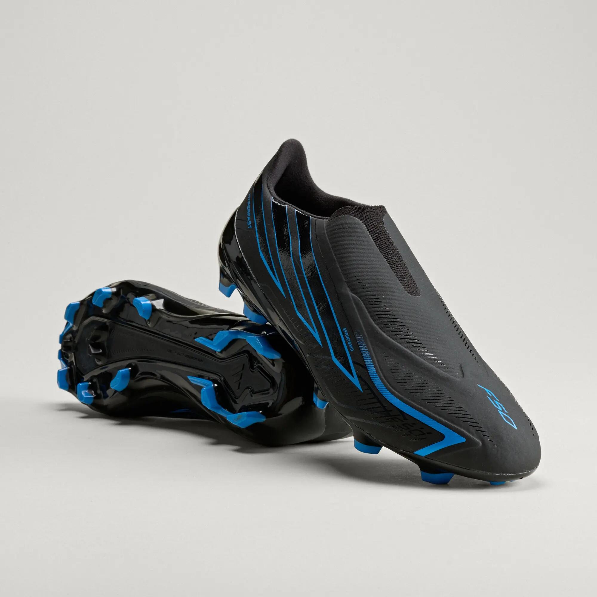 Scarpe da calcio F50 Hyperfast League Laceless Firm Ground 7/14