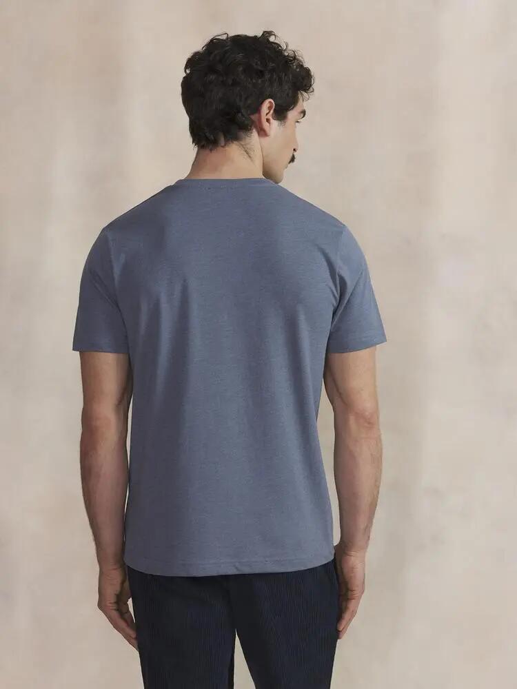 T-shirt - sport - homme - coupe ajustée - PIERETEE - bleu 5/5