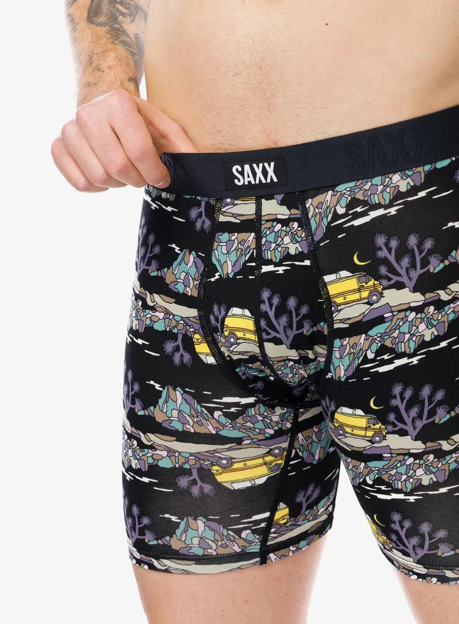 Bokserki termoaktywne Saxx Vibe Xtra Soft Comfort Boxer Brief Fly 5/5