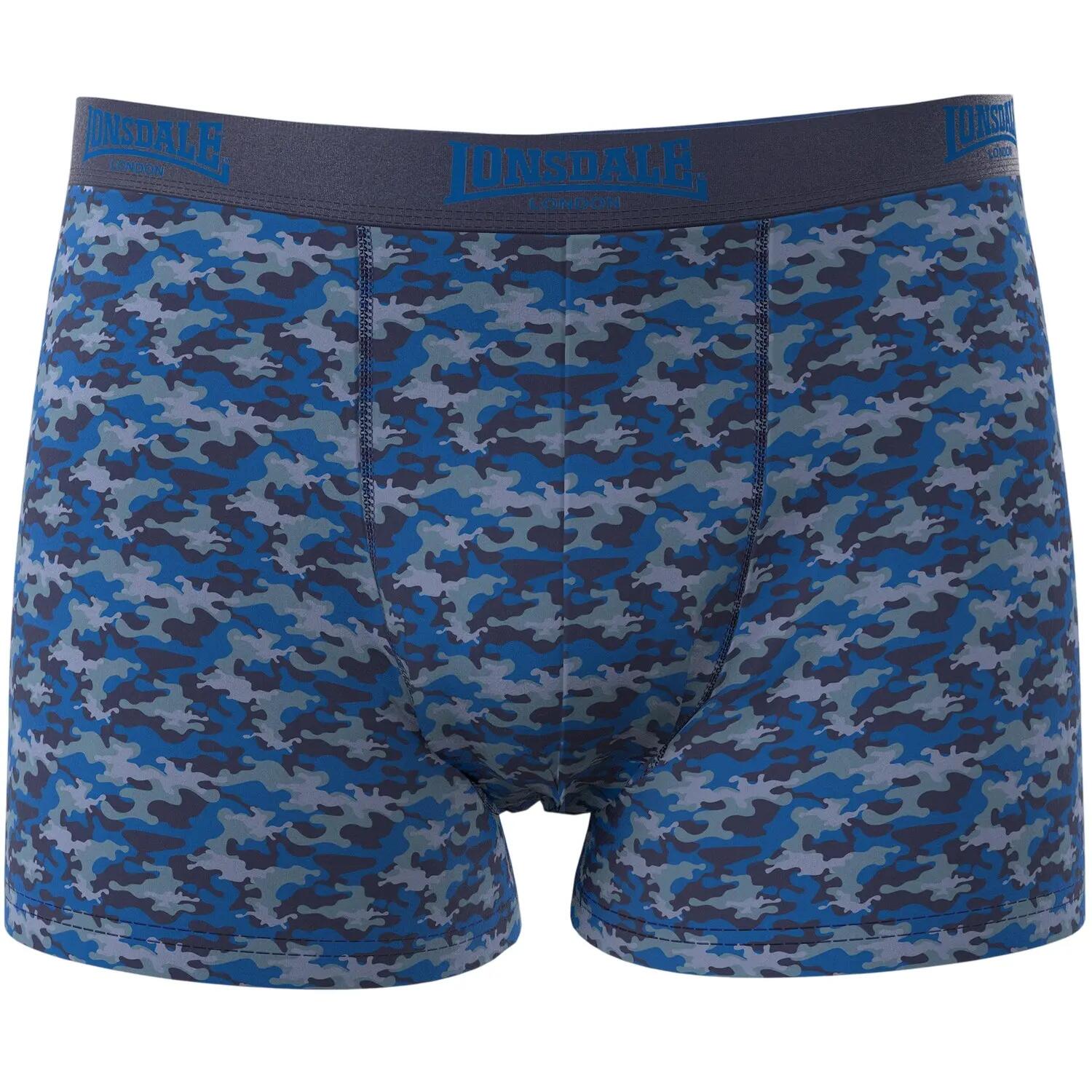 Mens Camo Boxer Briefs (Pack of 2) (Navy) 3/5