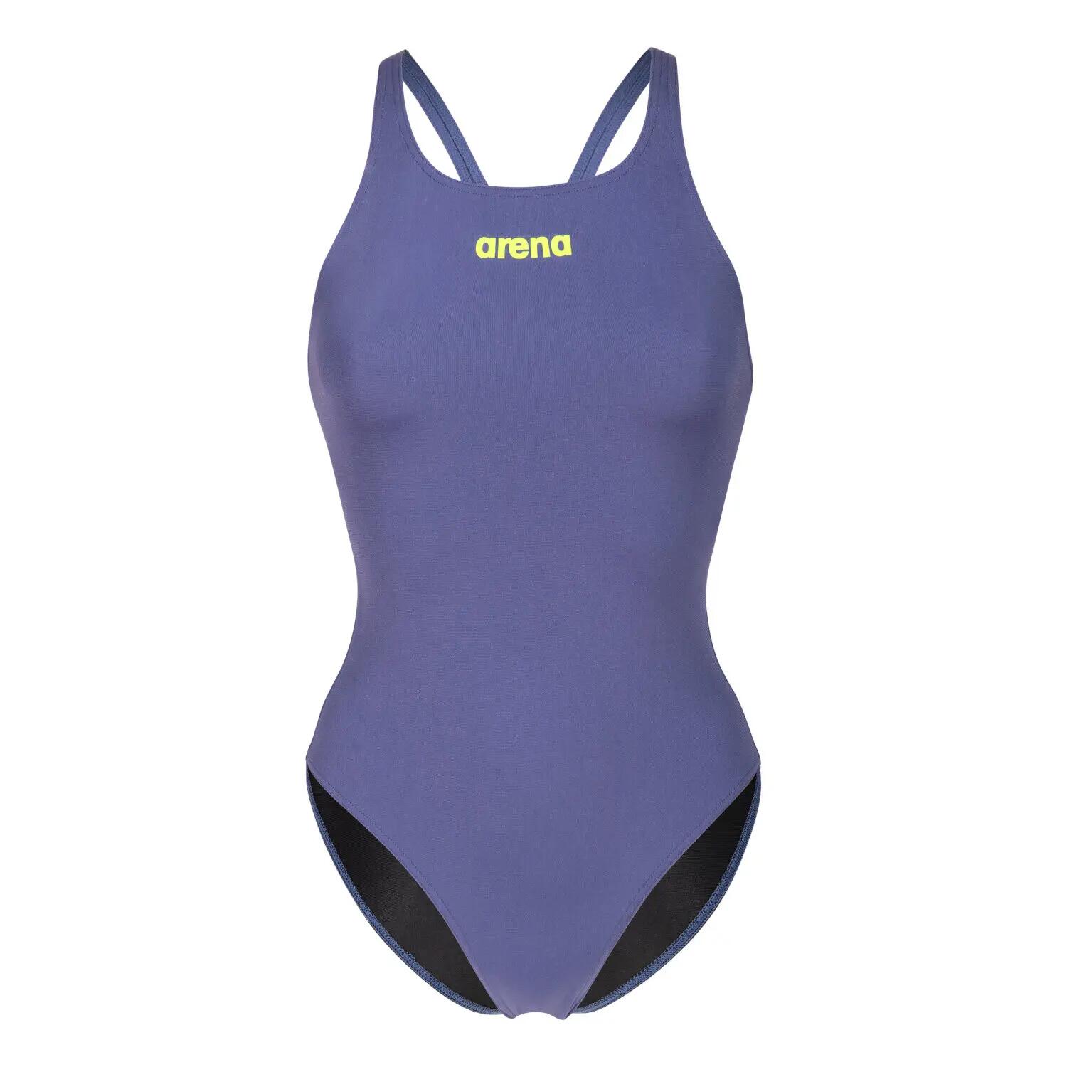 Costume intero Arena Team Swim Pro Solid Future-Dusk/Nero 7/8
