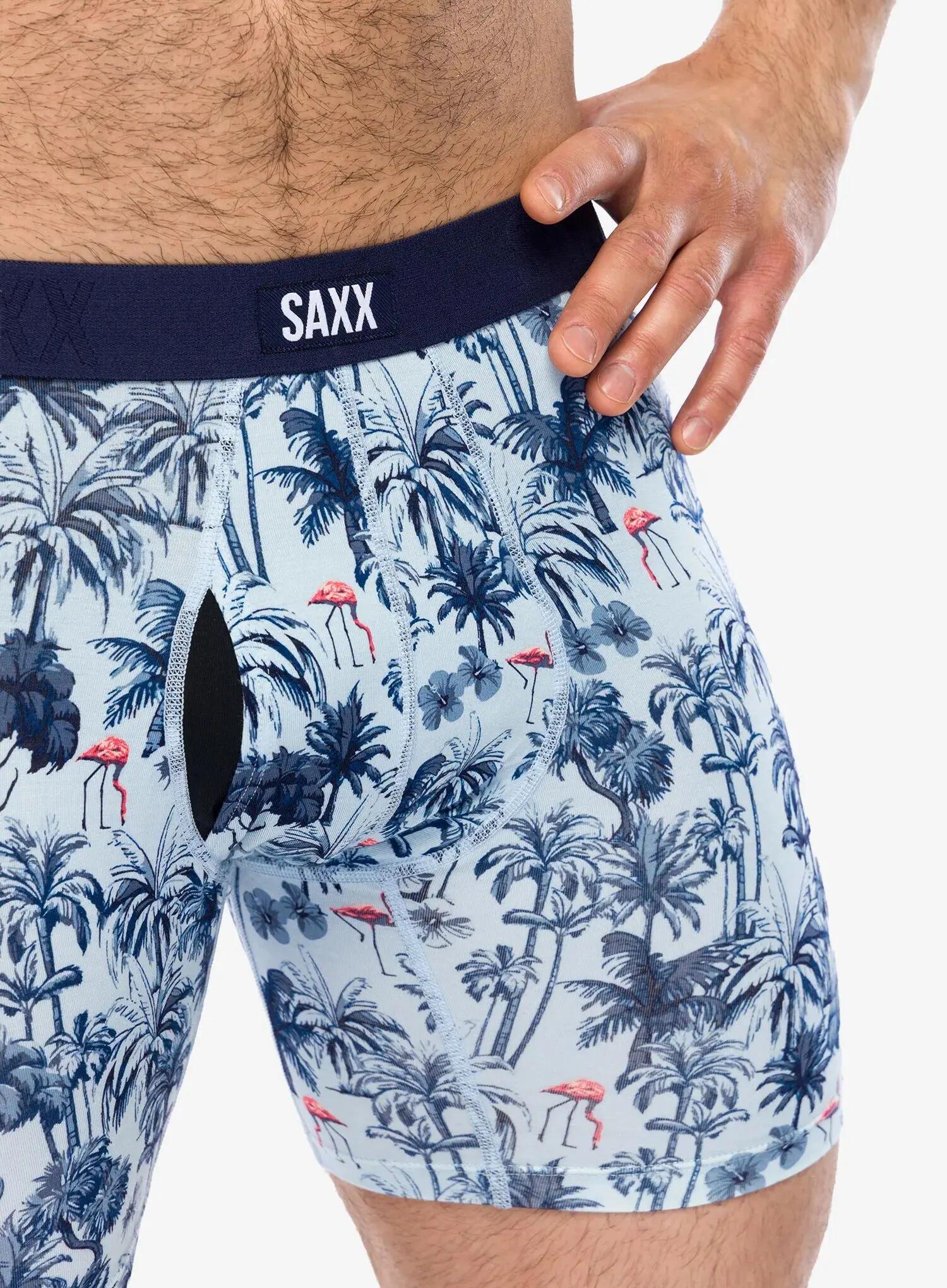 Bokserki termoaktywne Saxx Vibe Xtra Soft Comfort Boxer Brief Fly 6/6