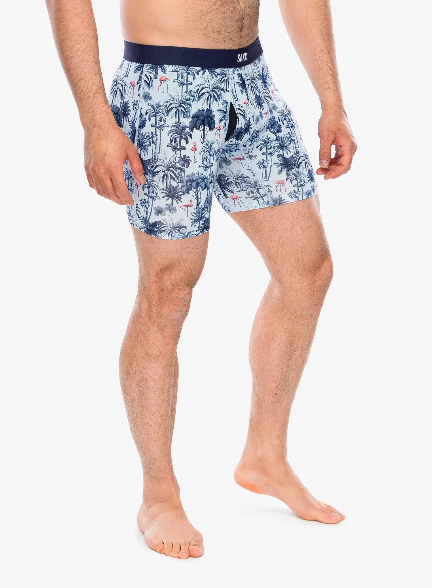 Bokserki termoaktywne Saxx Vibe Xtra Soft Comfort Boxer Brief Fly 5/6