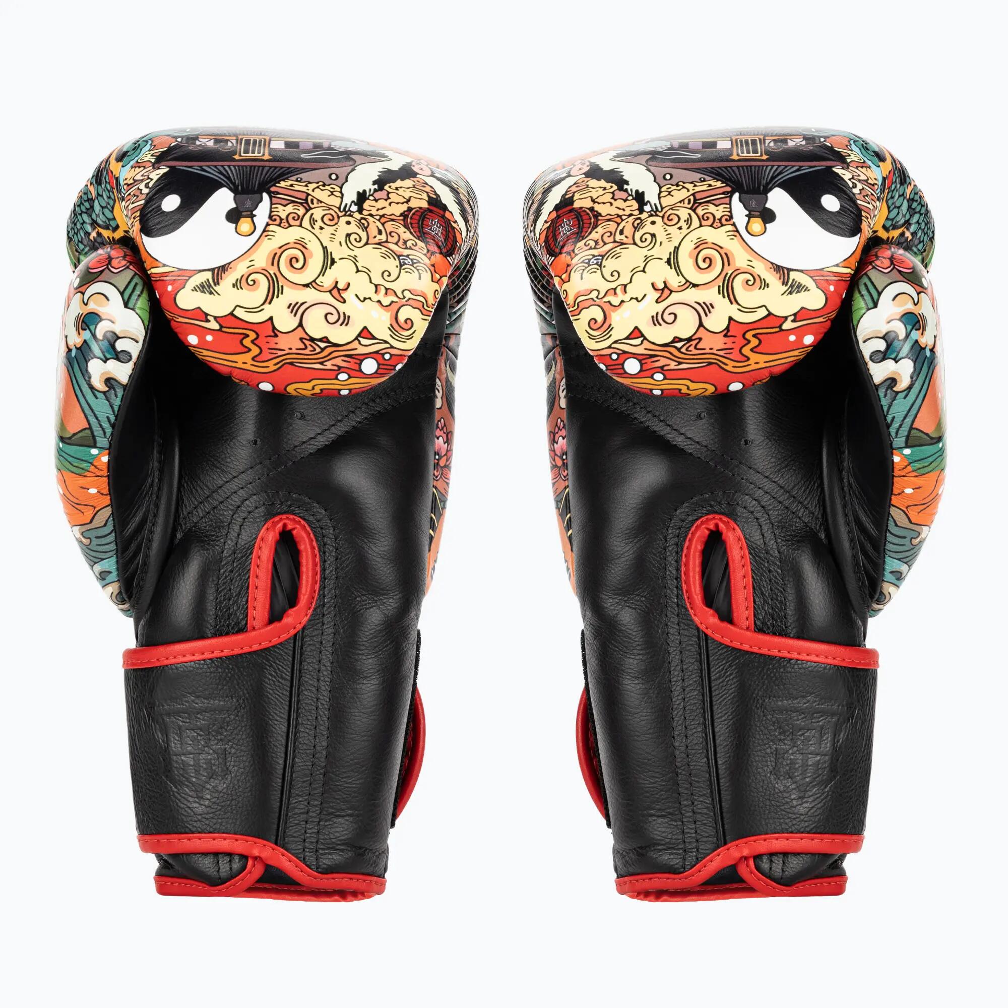 Luvas de boxe Top King Boxing Culture preto/vermelho TKBGCT-2C2 3/7