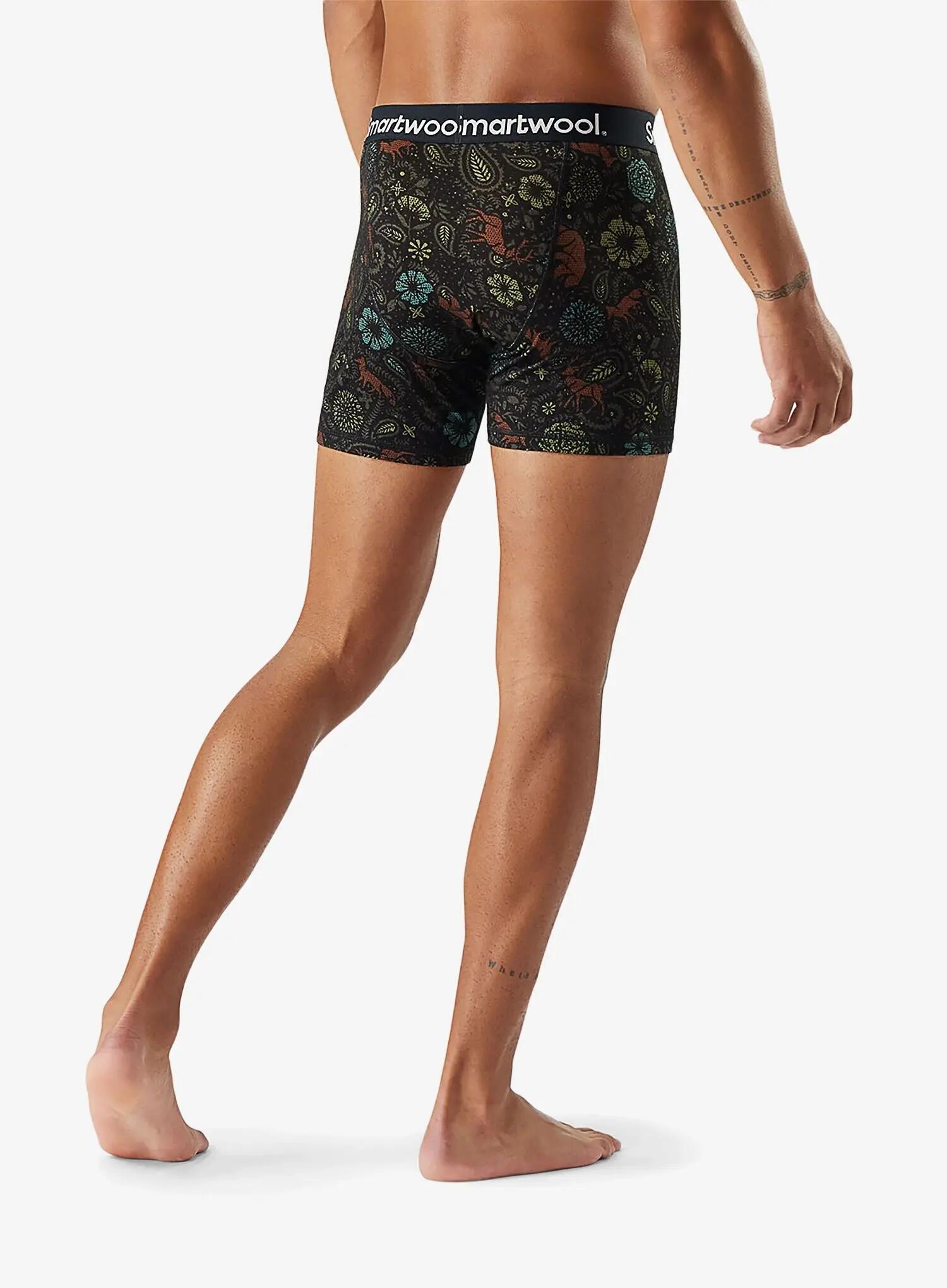 Bokserki termoaktywne Smartwool Merino Print Boxer Brief Boxed 2/2