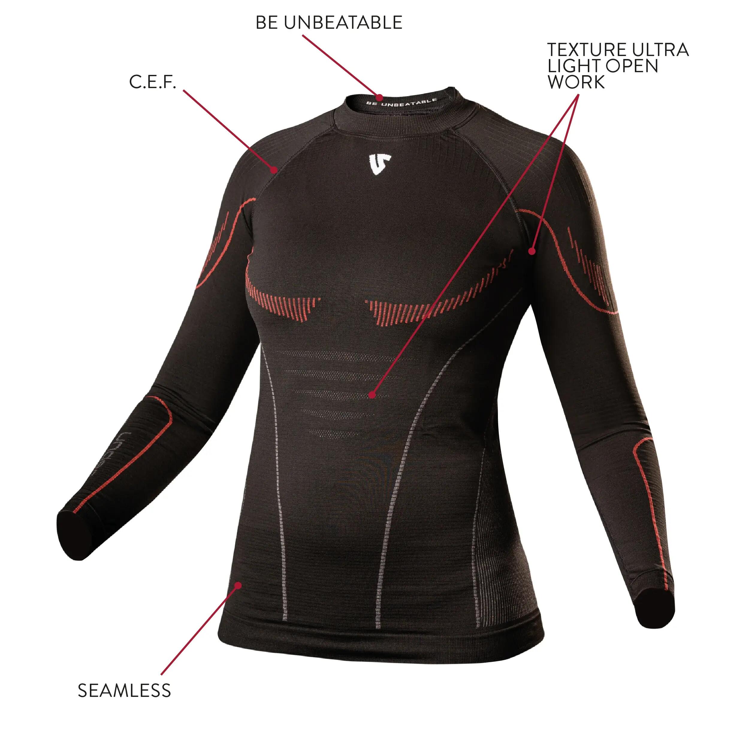 Maglia Tecnica Hero a Maniche Lunghe da Donna - Nera 2/11