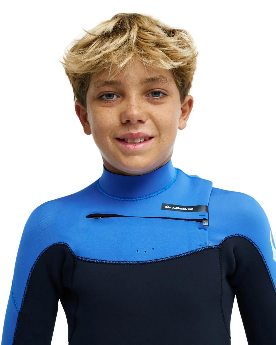 Wetsuit met een Borstrits EVERYDAY SESSIONS 3/2MM Blau Jongens 8-16 4/4