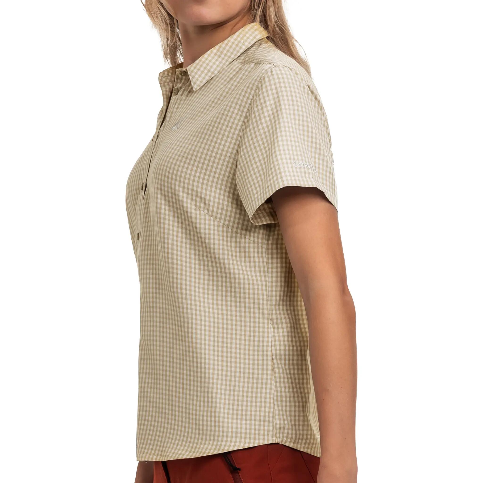 Wanderbluse schnelltrocknend leicht Damen - Hiking CIRC Blouse Style Dalfoss 3/4