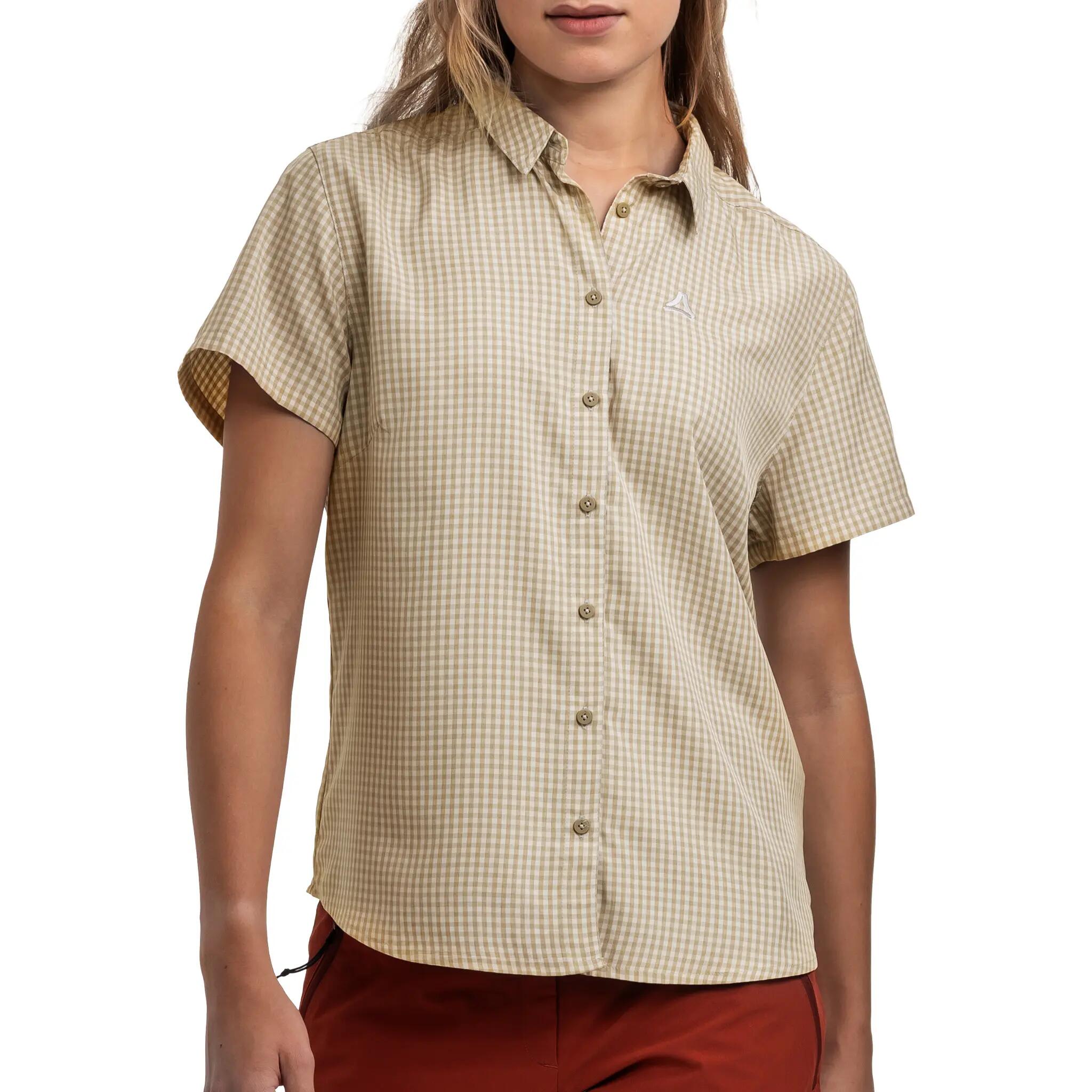 Wanderbluse schnelltrocknend leicht Damen - Hiking CIRC Blouse Style Dalfoss 2/4