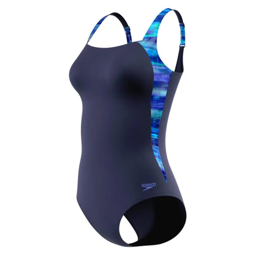 Dames Lunalustre Shaping Badpak Blauw III 1/7