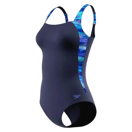 Maillot de bain Speedo Print Luna Lustre Marine/Lavande