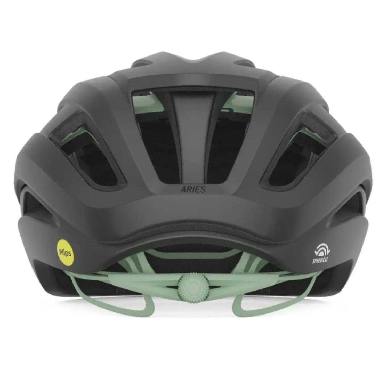 Kask rowerowy - damski - aries spherical mips - szary 3/3