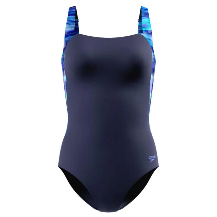Dames Lunalustre Shaping Badpak Blauw III 3/7