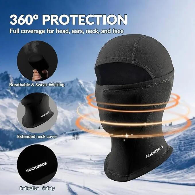 Kinder Sturmhaube Winter warm Polarfleece multifunktional 3/6