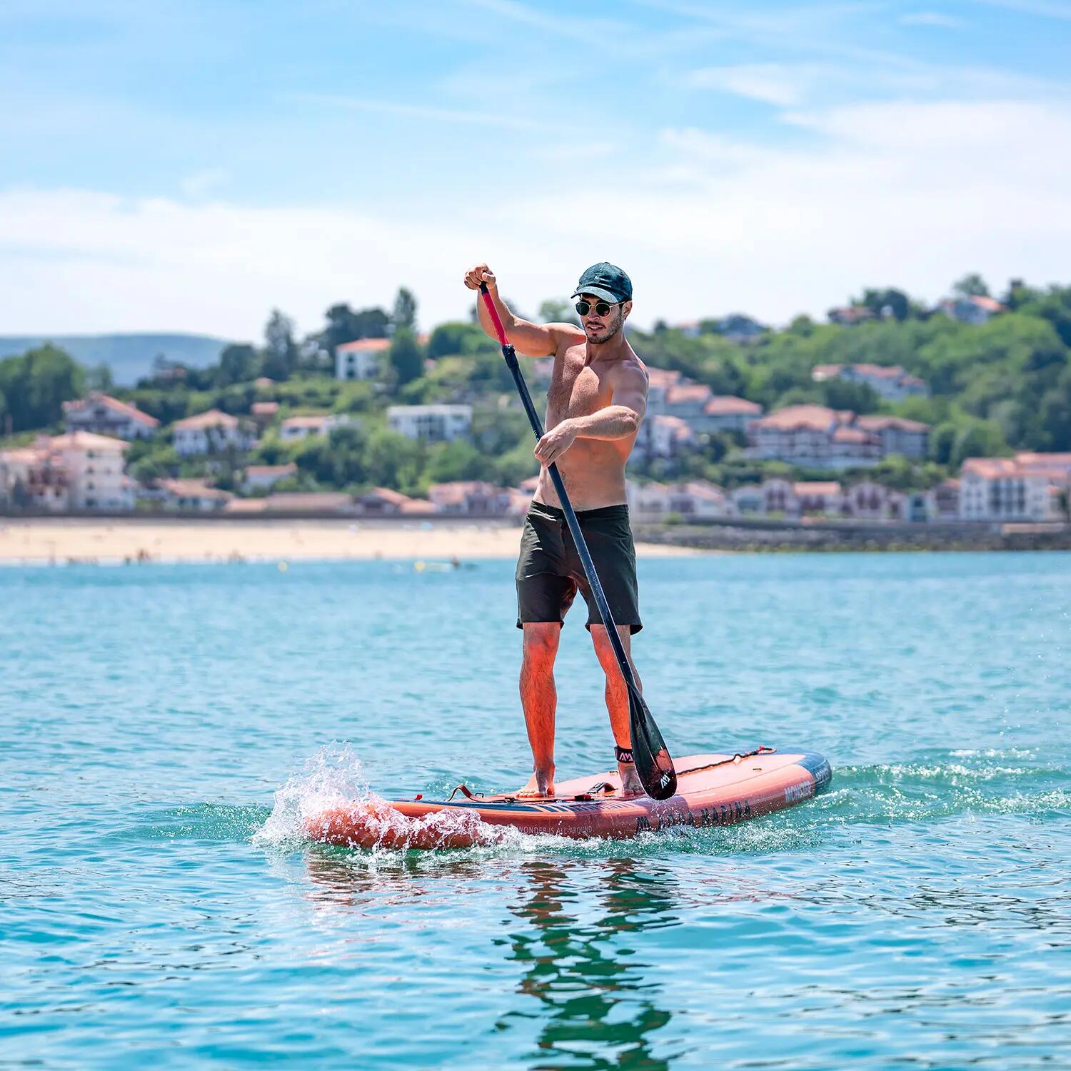 Deska SUP Aqua Marina Monster 12'0" + WIOSŁO CARBON PASTEL +BOJKA DO WIOSŁA 12/13