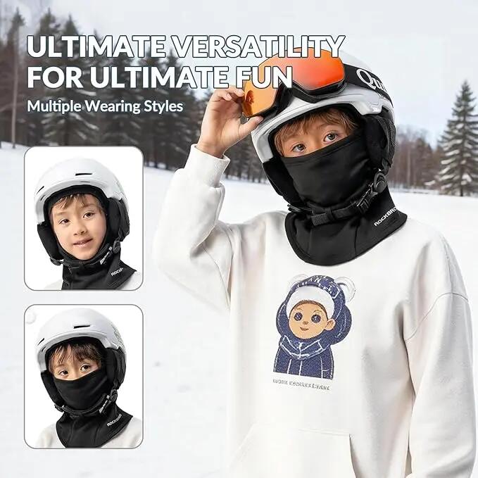Kinder Sturmhaube Winter warm Polarfleece multifunktional 6/6