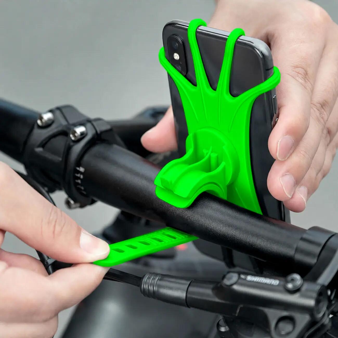 Supporto per telefono da bicicletta con attacco al manubrio 4/5