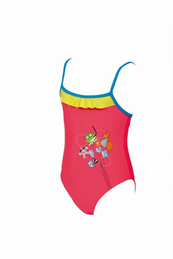 Strój kąpielowy dziewczęcy jednoczęściowy na basen plażę Arena Rouche 2/4