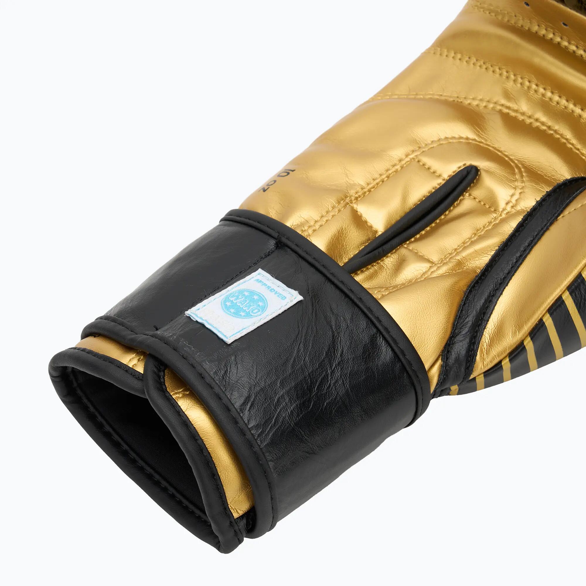 adidas Kickboxing Wettkampfhandschuh black/gold met, adiKBWKF200 6/7
