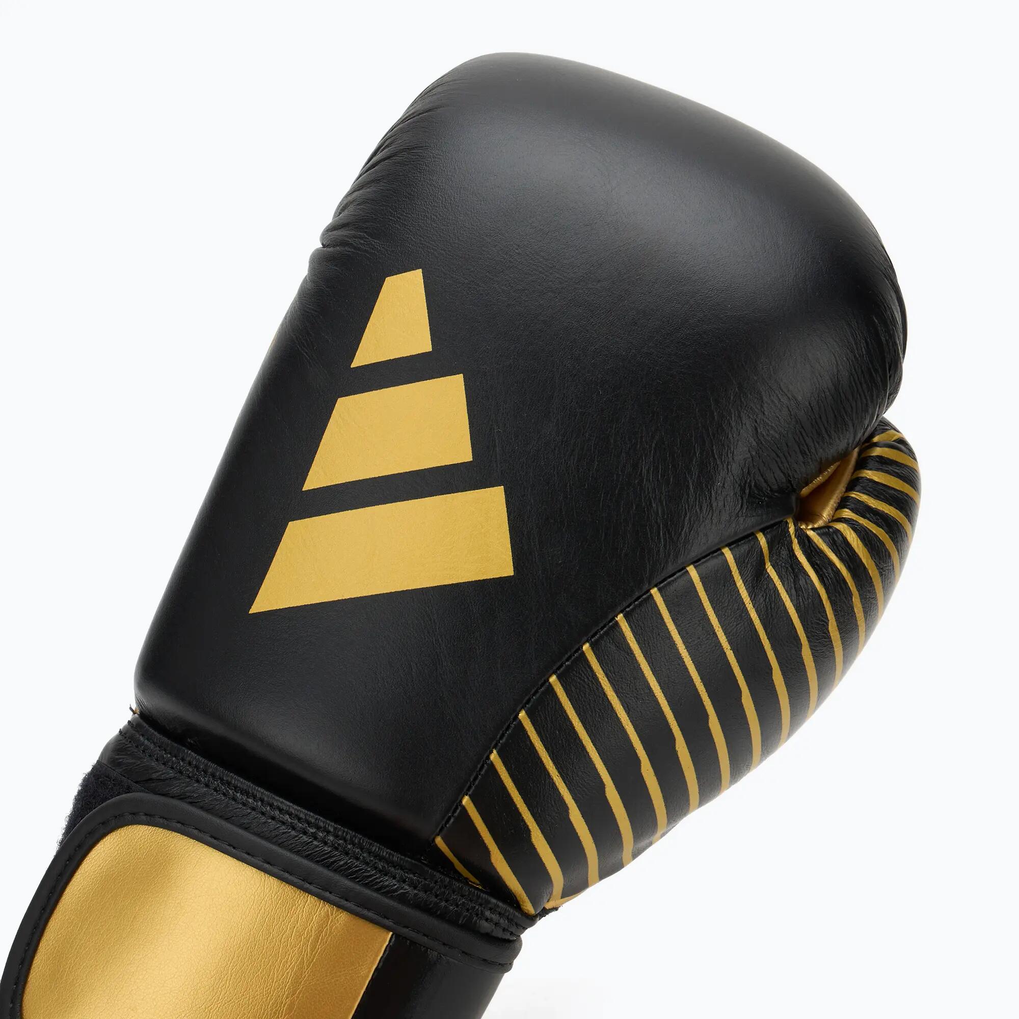 adidas Kickboxing Wettkampfhandschuh black/gold met, adiKBWKF200 5/7
