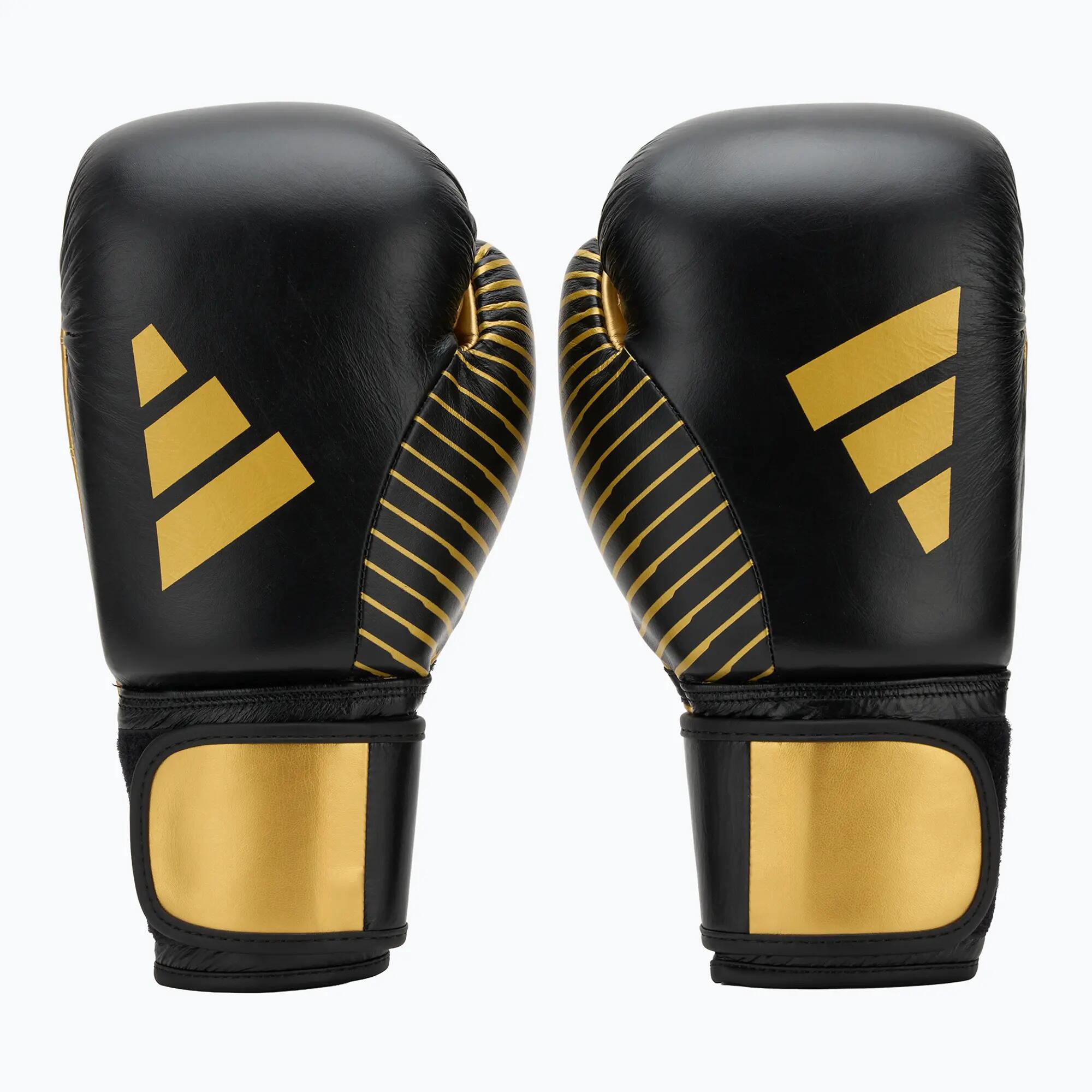 adidas Kickboxing Wettkampfhandschuh black/gold met, adiKBWKF200 2/7