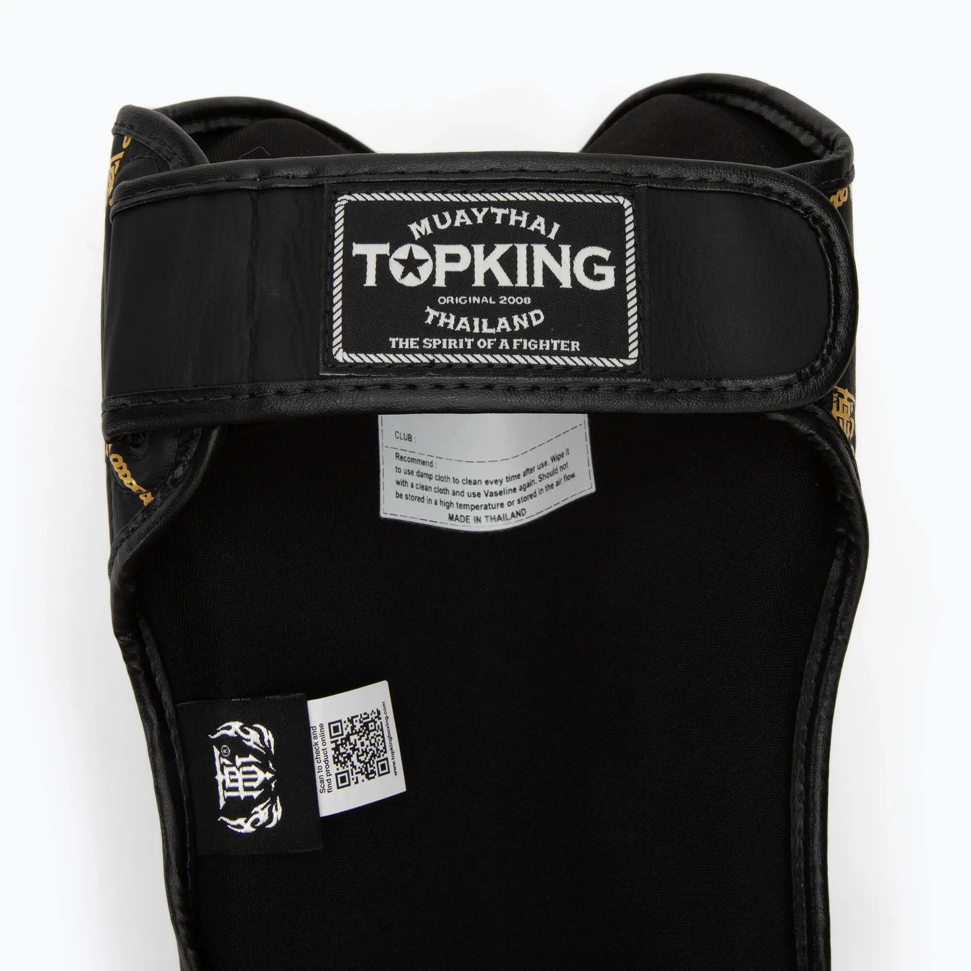 Protetores de canela e pés Top King Chain Semi Leather 4/5