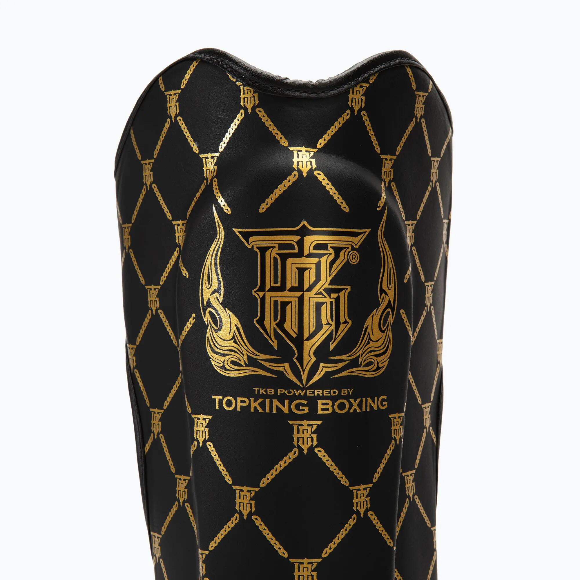 Protetores de canela e pés Top King Chain Semi Leather 3/5