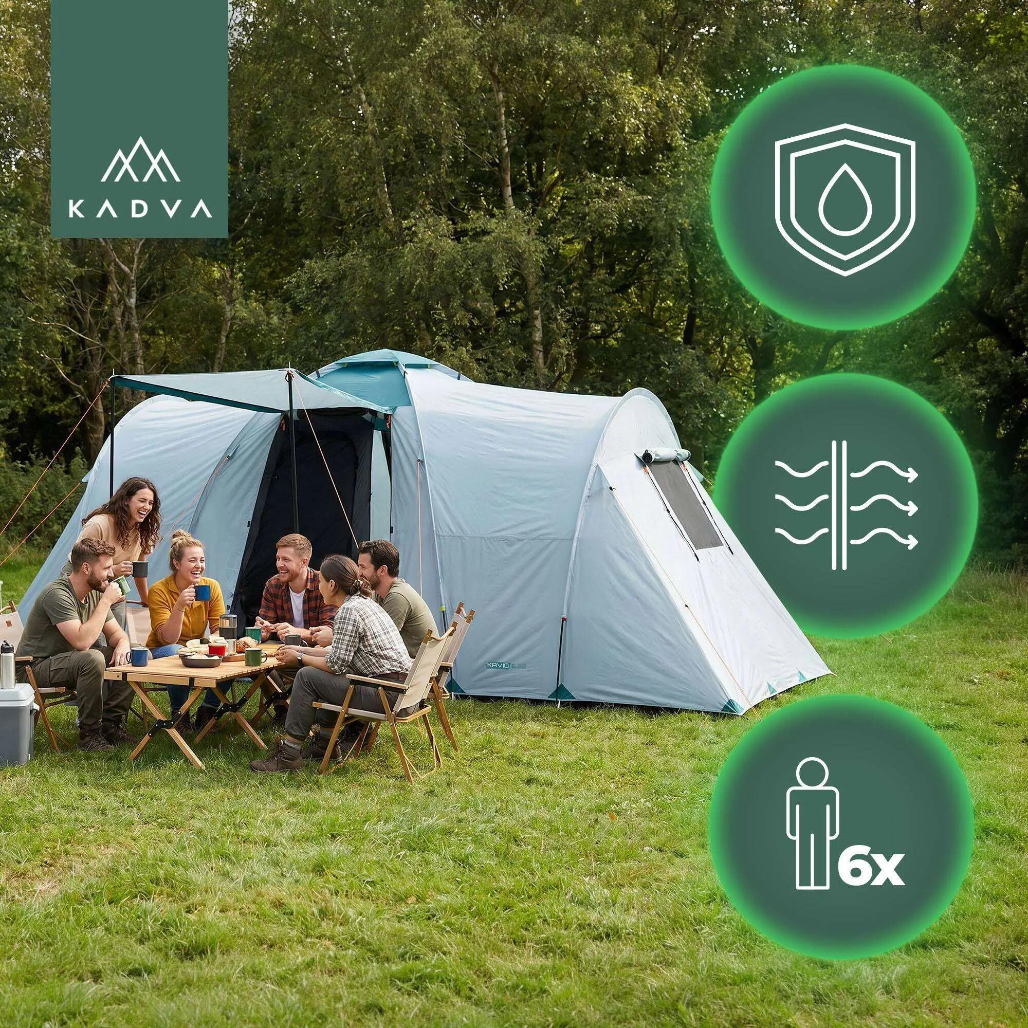 Tenda da campeggio KADVA Kavio 6 Plus 3/8