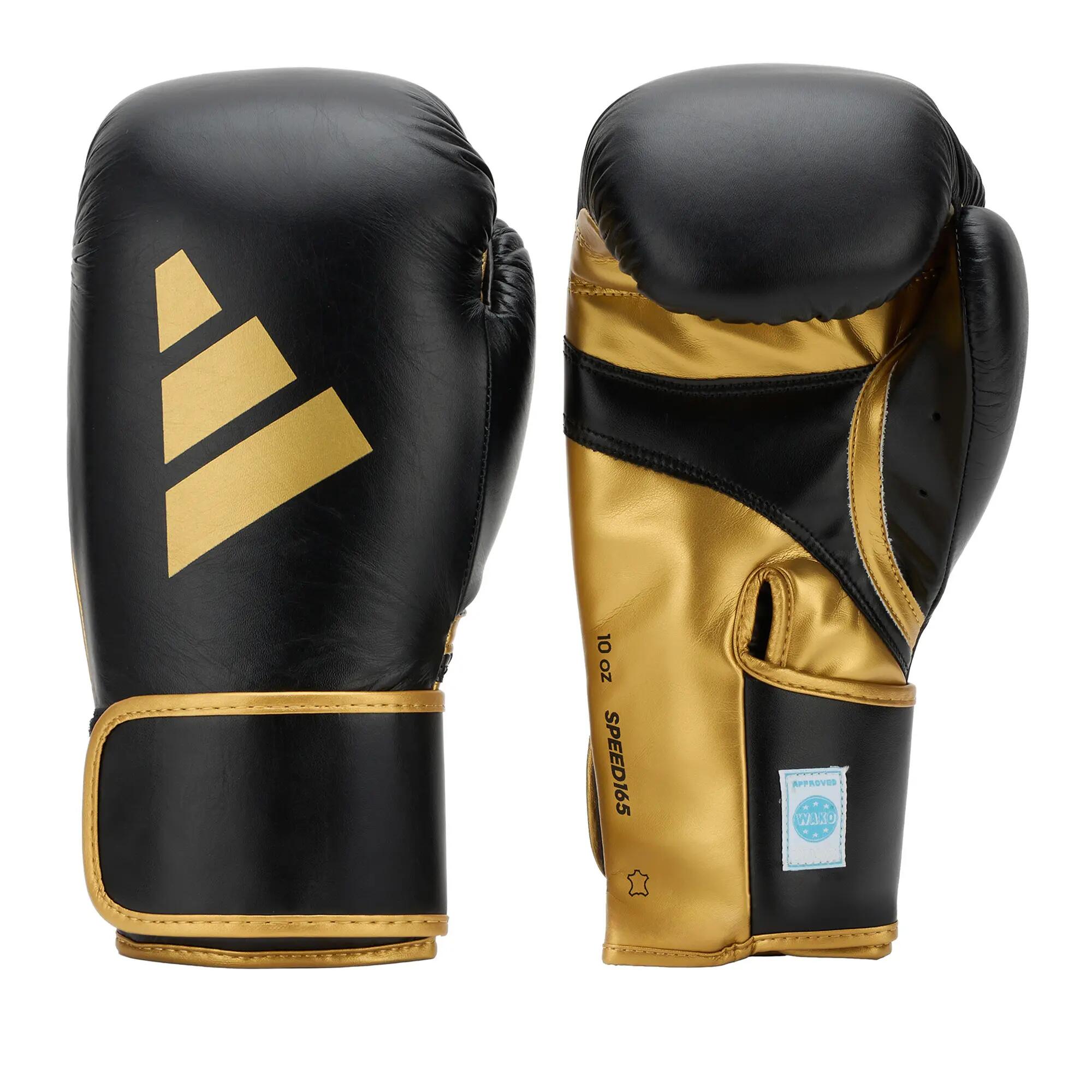 adidas Wettkampfhandschuh Speed 165 black/gold, adiSBG165 7/7