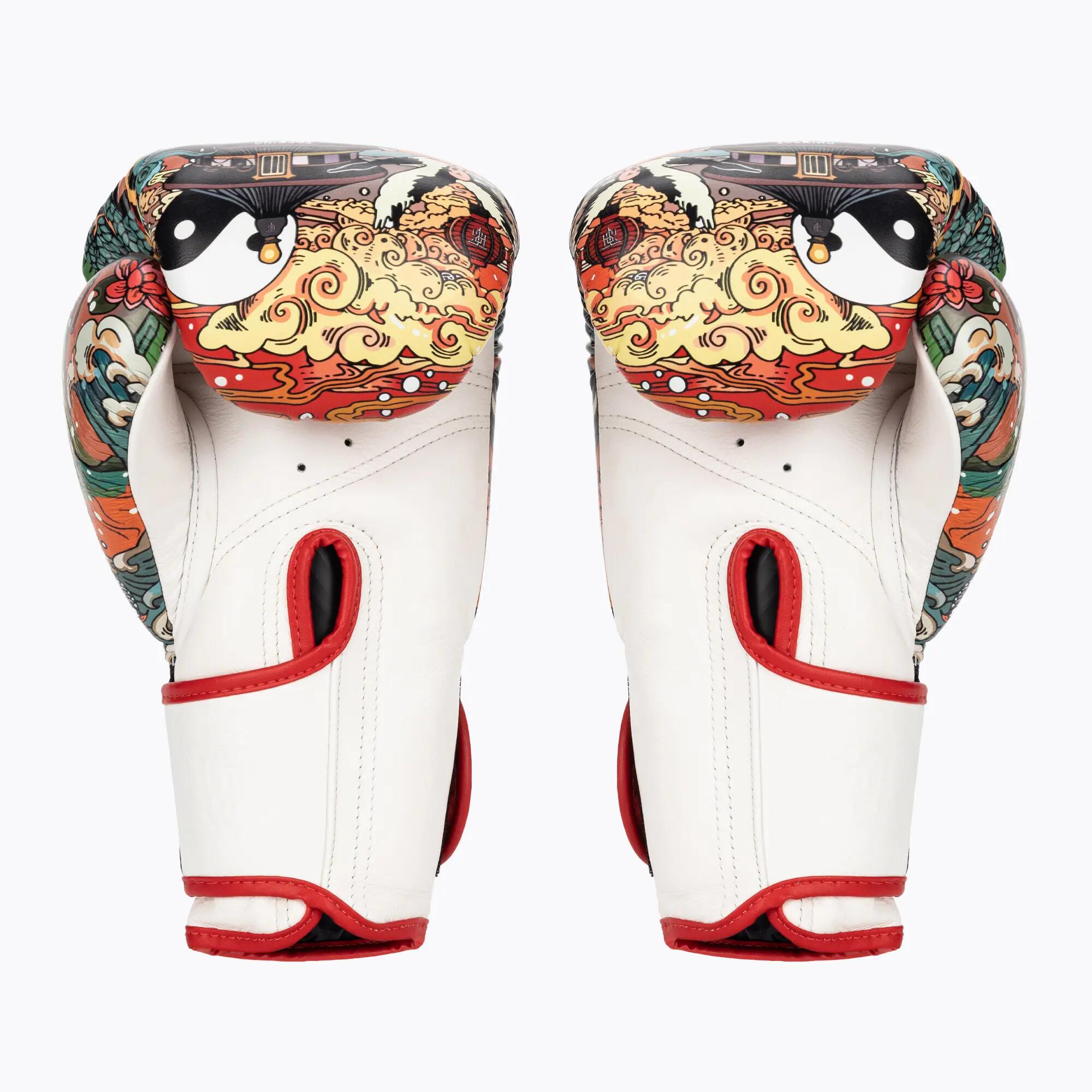 Top King Boxing Culture bokshandschoenen wit/rood TKBGCT-1C1 2/6
