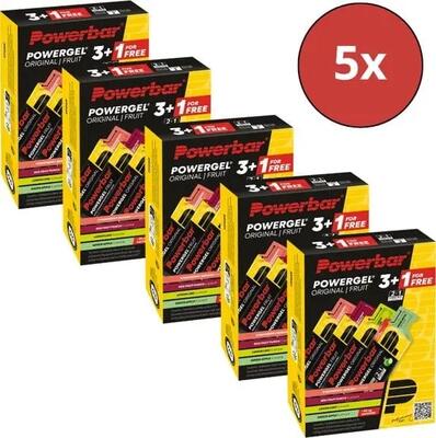 Powerbar energiegels | powergel original | voordeelpakket 5 x 3+1 gratis