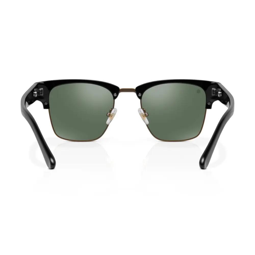 Lunettes de soleil carrées Homme et Femme New York Black Noir 2/6