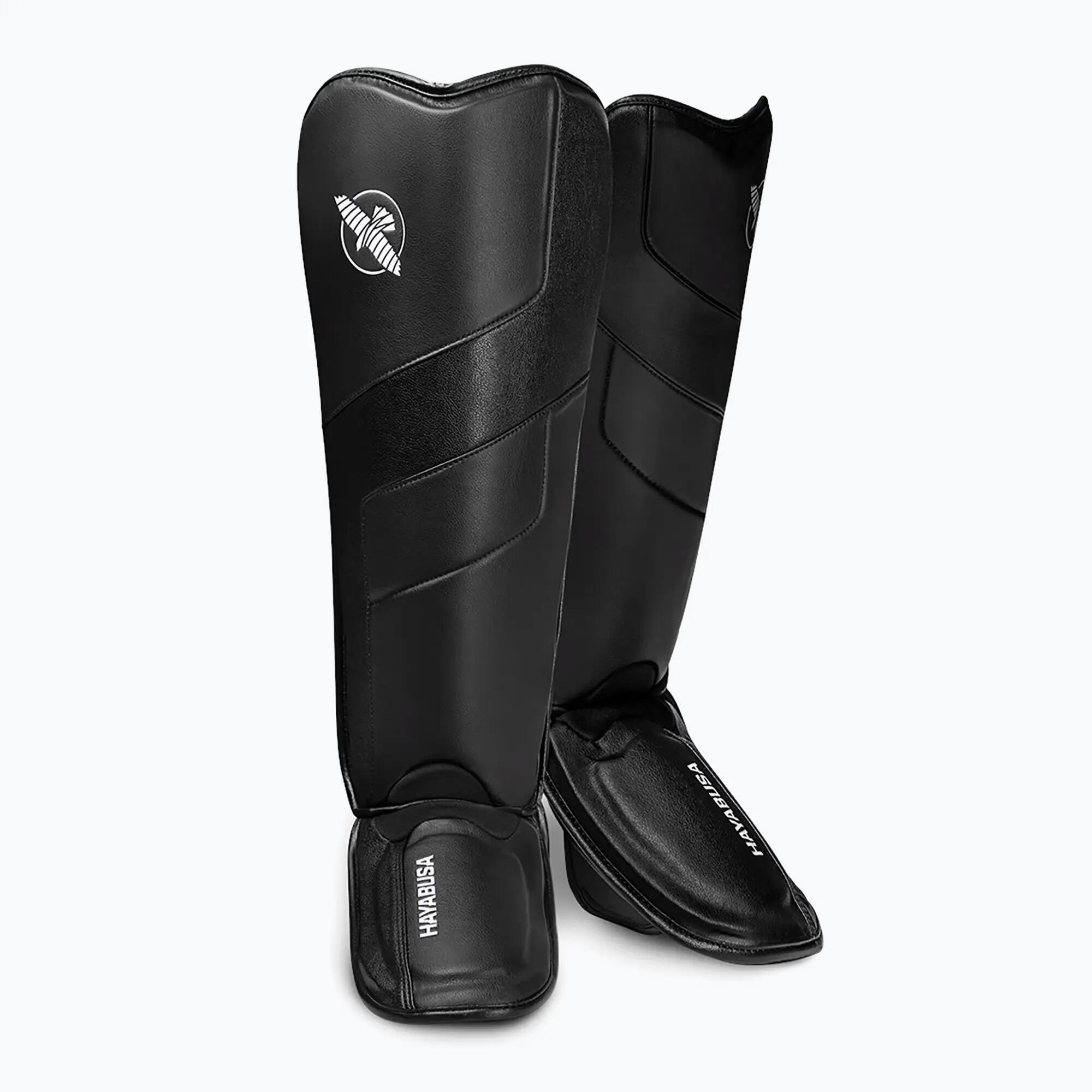 Protectoare pentru tibii și picioare Hayabusa T3 Full Back Shin Guards