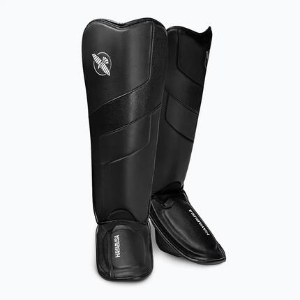 Protège-tibias et protège-pieds Hayabusa T3 Full Back Shin Guards