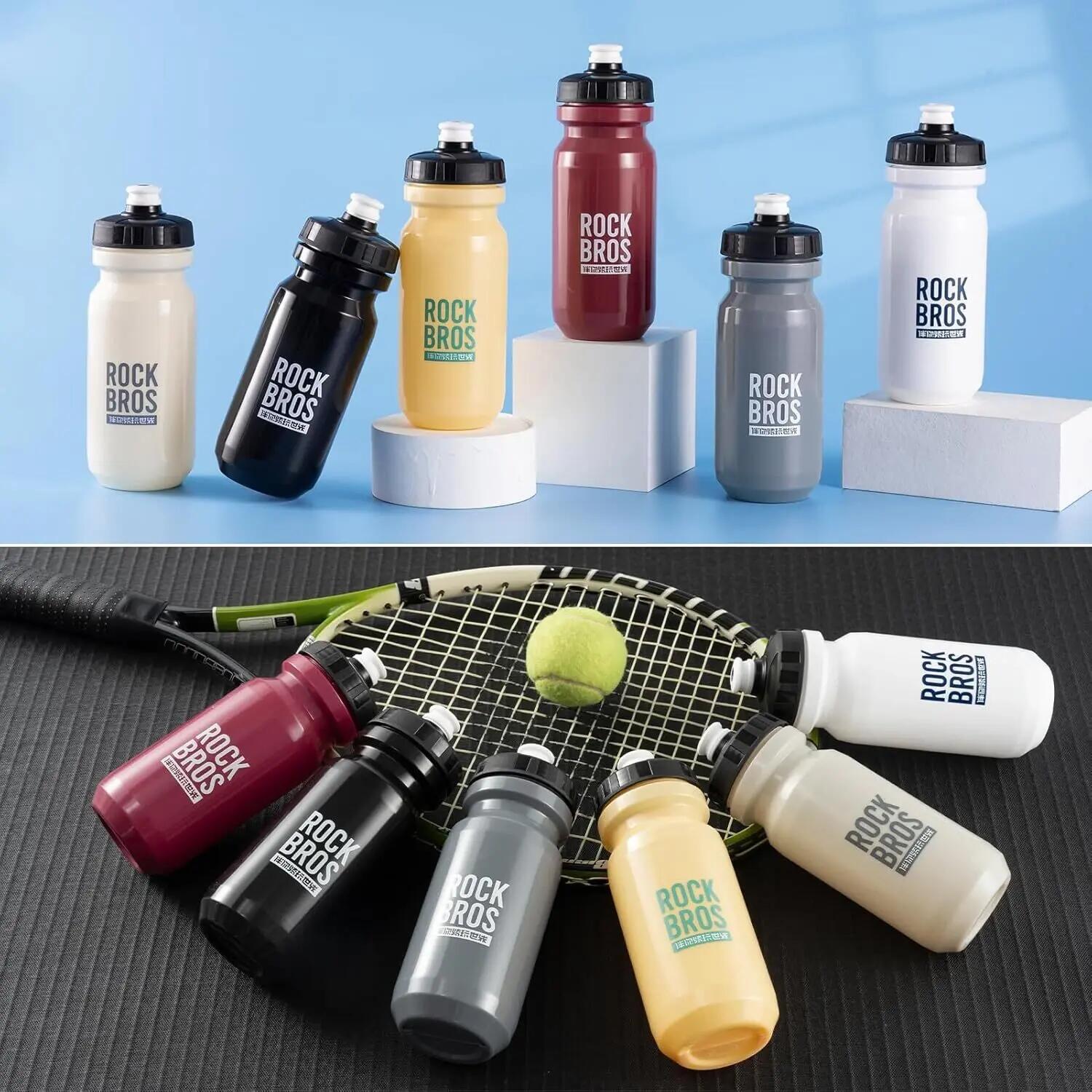 ROCKBROS Fahrrad-Wasserflasche Auslaufsicher Trinkflasche 7/8