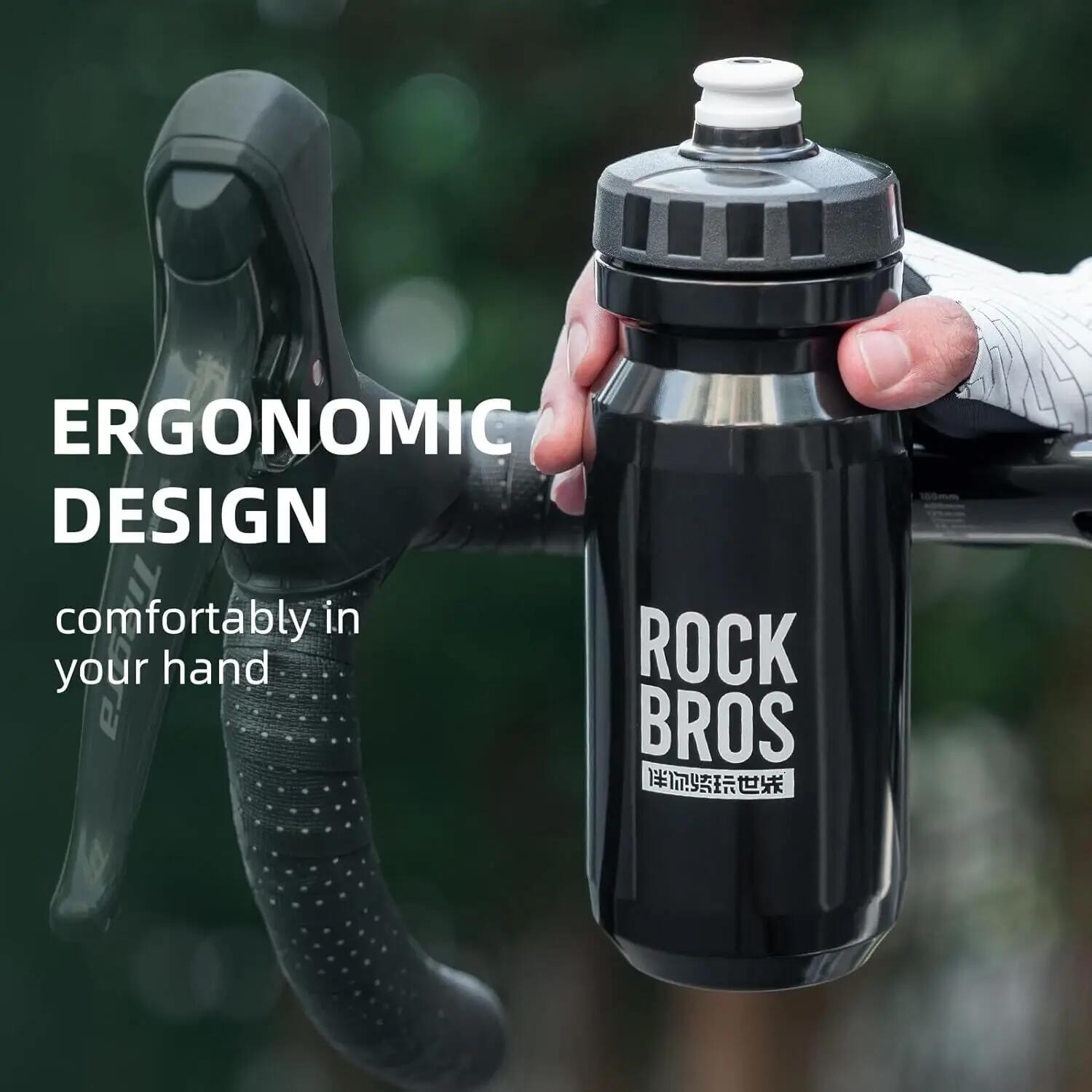 ROCKBROS Fahrrad-Wasserflasche Auslaufsicher Trinkflasche 6/8