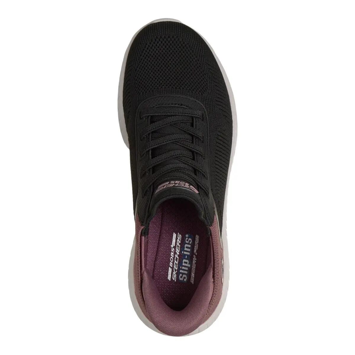 Baskets Femme Baskets Skechers BOBS SQUAD CHAOS-CURRENT MUSE Noir Skechers 5/5