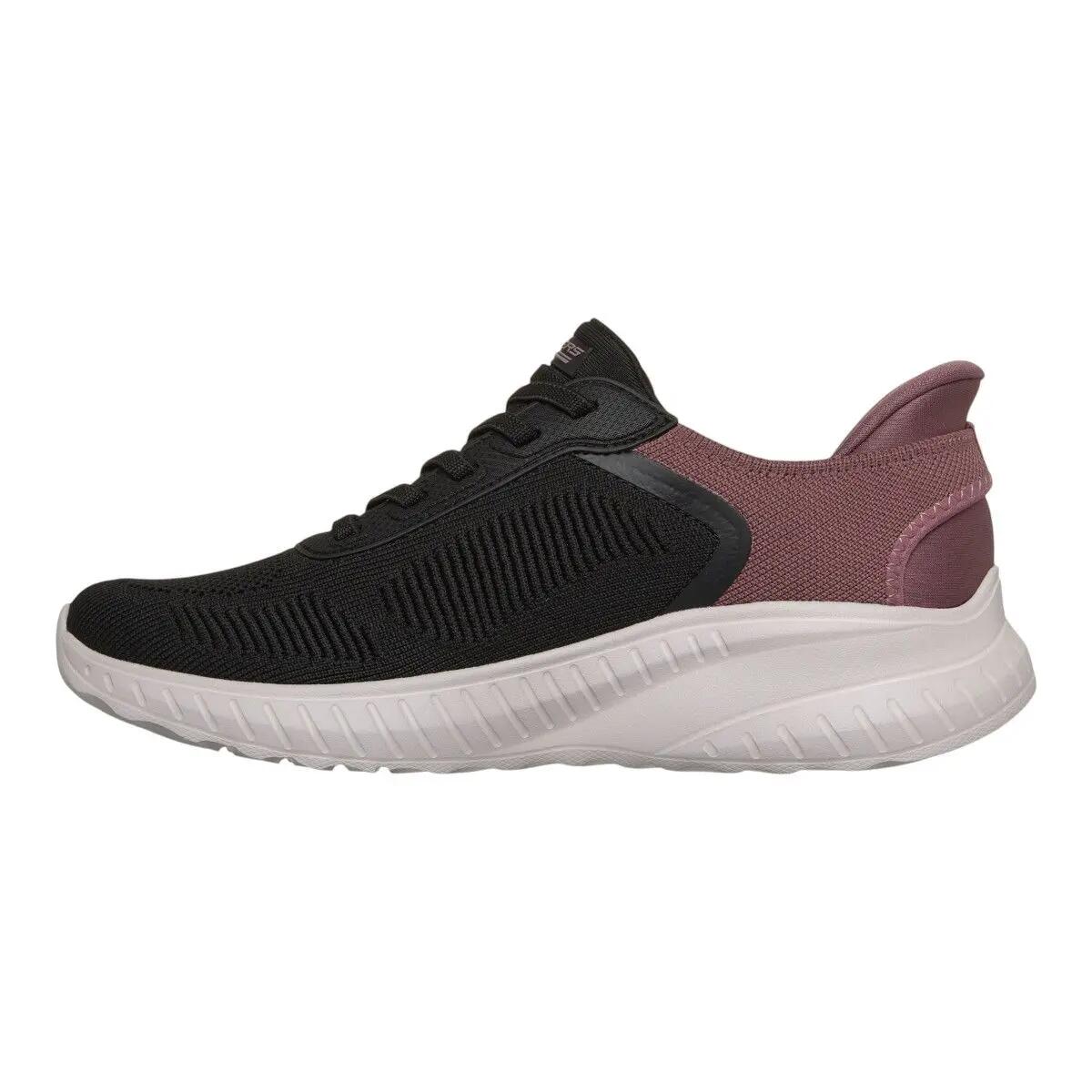 Baskets Femme Baskets Skechers BOBS SQUAD CHAOS-CURRENT MUSE Noir Skechers 3/5