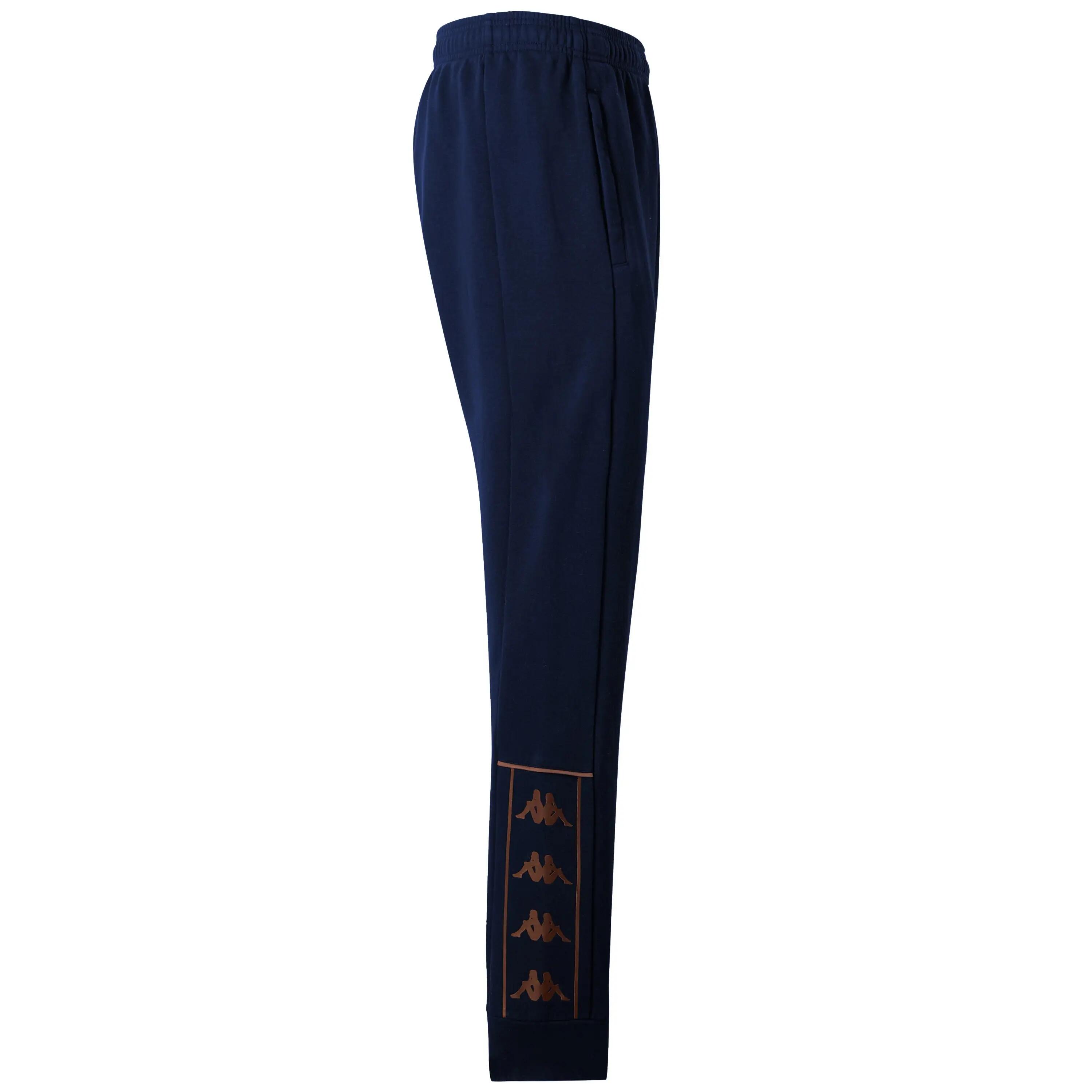 Pantalon de football garçon Maudo bleu 2/3