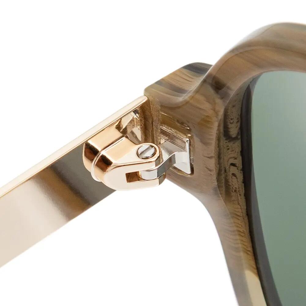 Lunettes de soleil aviateur Homme et Femme Flier Green Tortoise Vert 5/6