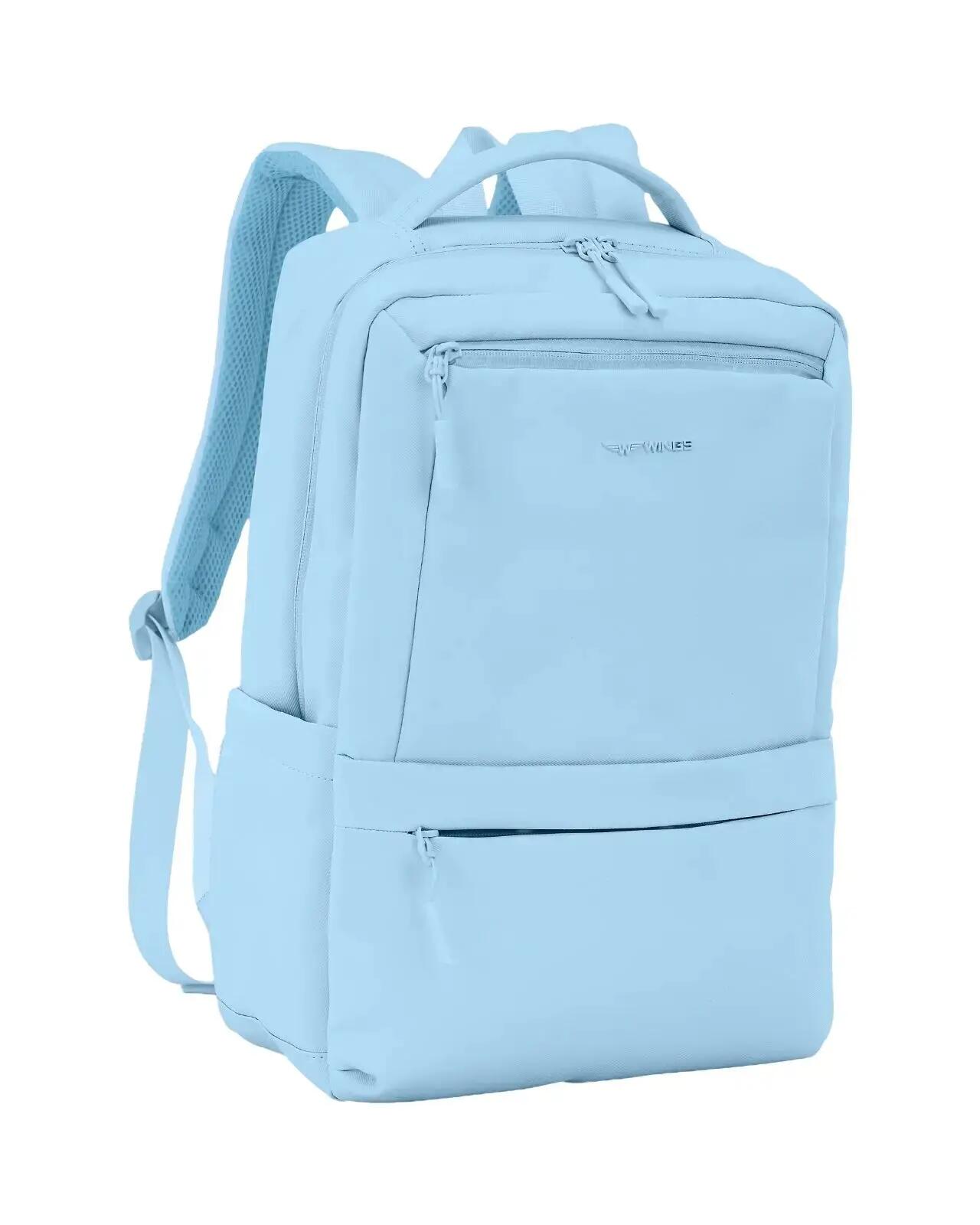 Plecak Kabinowy Wings Bagaż Na Laptop I Systemem Wentylacji Pastel Blue 4/10