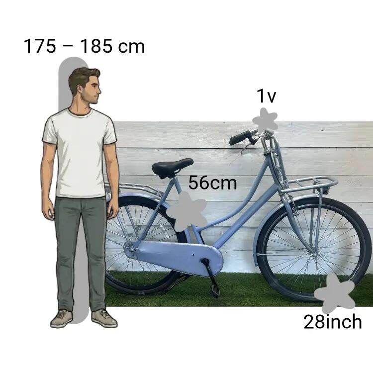 Bicicletta usata Popal Transportfiets 2/4