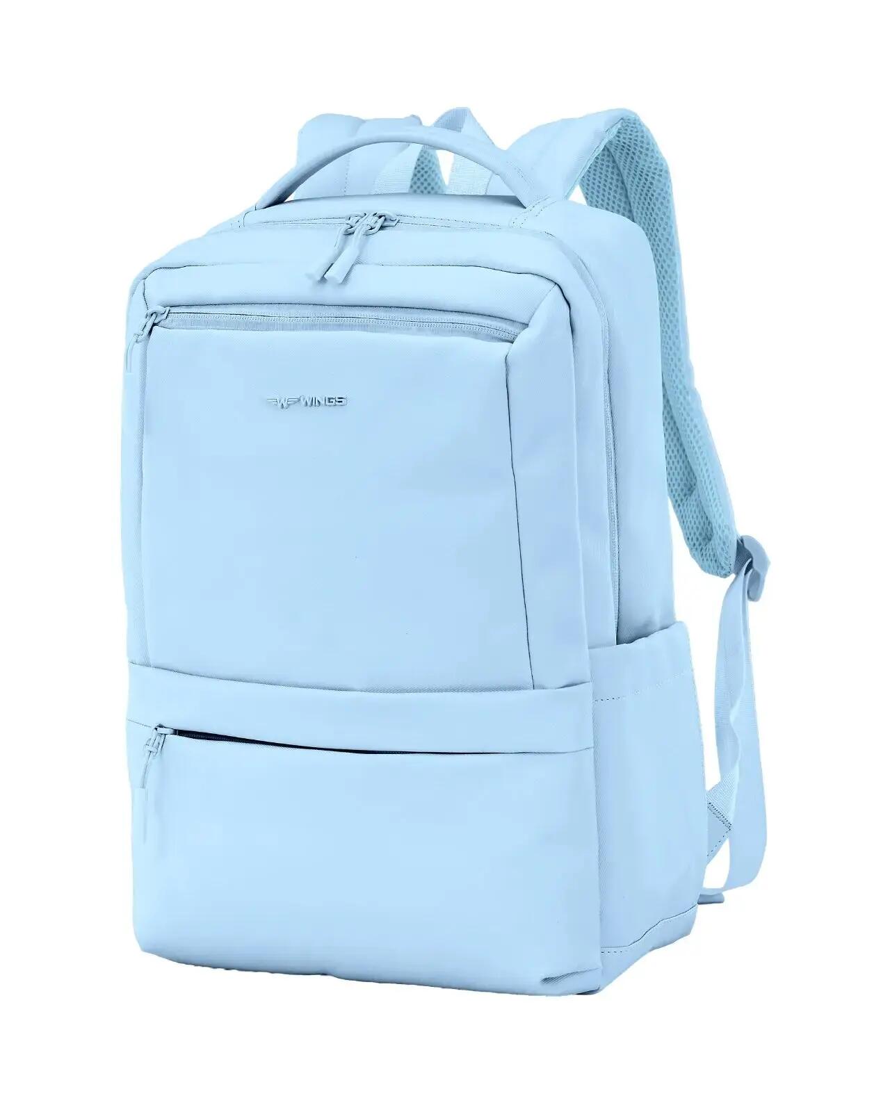 Plecak Kabinowy Wings Bagaż Na Laptop I Systemem Wentylacji Pastel Blue 3/10