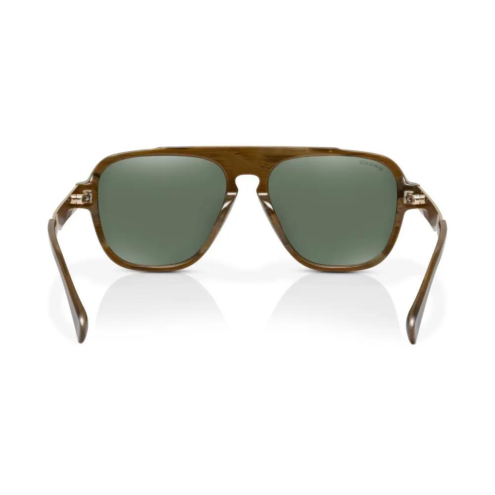 Lunettes de soleil aviateur Homme et Femme Flier Green Tortoise Vert 2/6