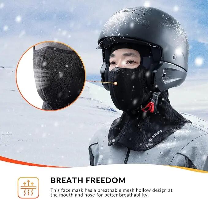 Sturmhaube Winter warm winddicht Polarfleece 3/6