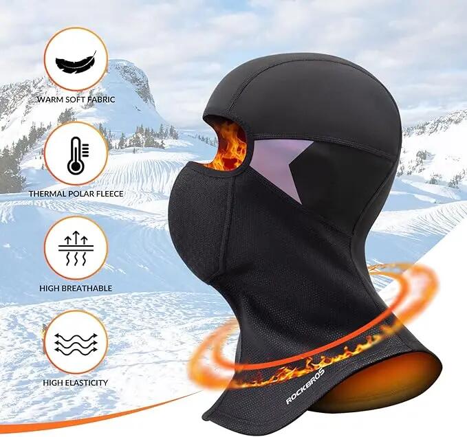 Sturmhaube Winter warm winddicht Polarfleece 2/6