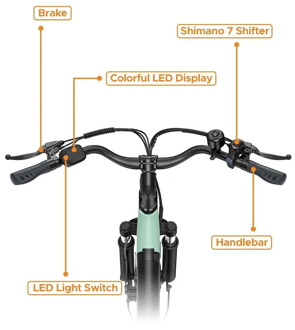 HILLMILES MileCity 1 városi elektromos kerékpár 6/8