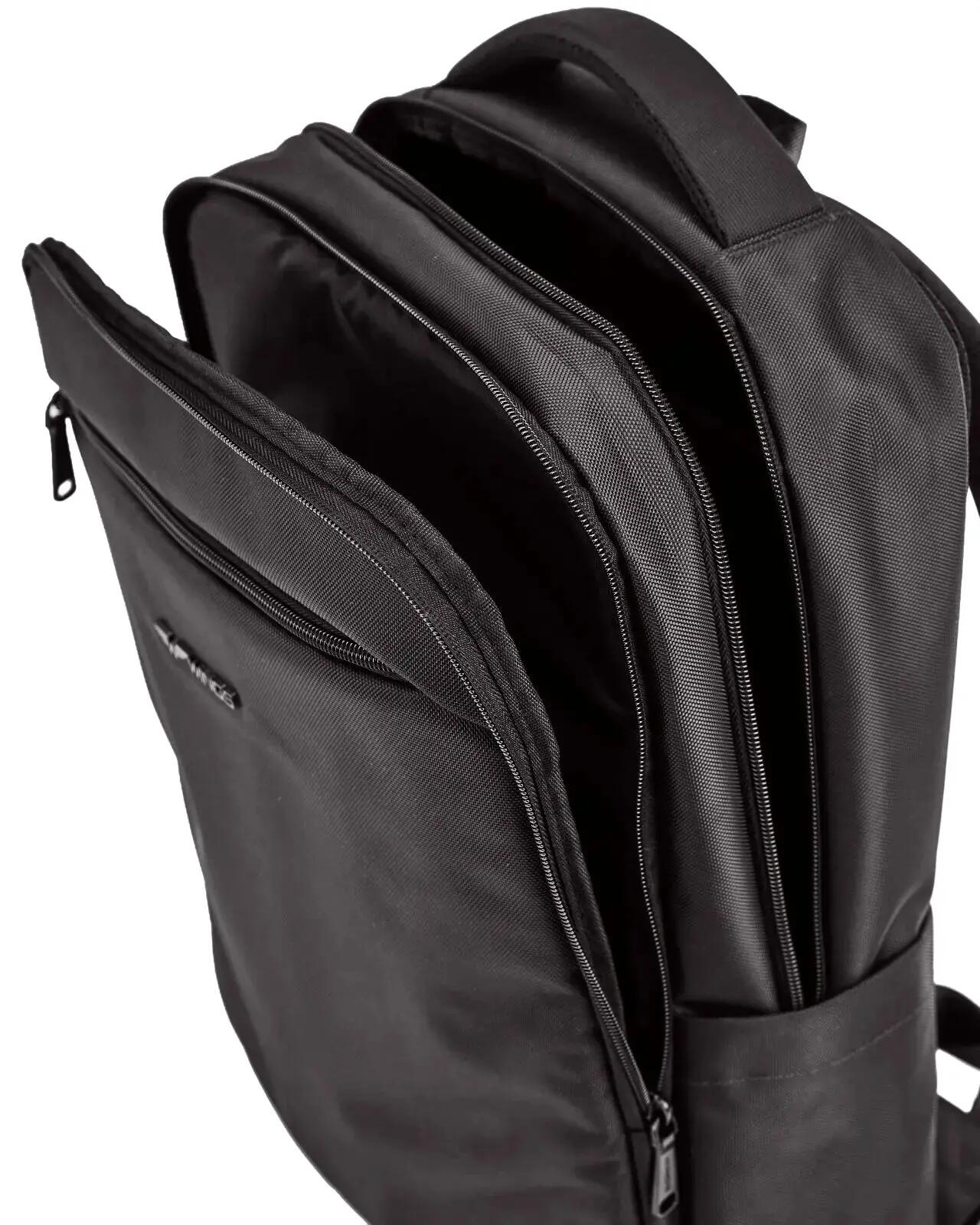Duży Plecak Podróżny Kabinowy Wings Brant Na Laptop Black 3/5