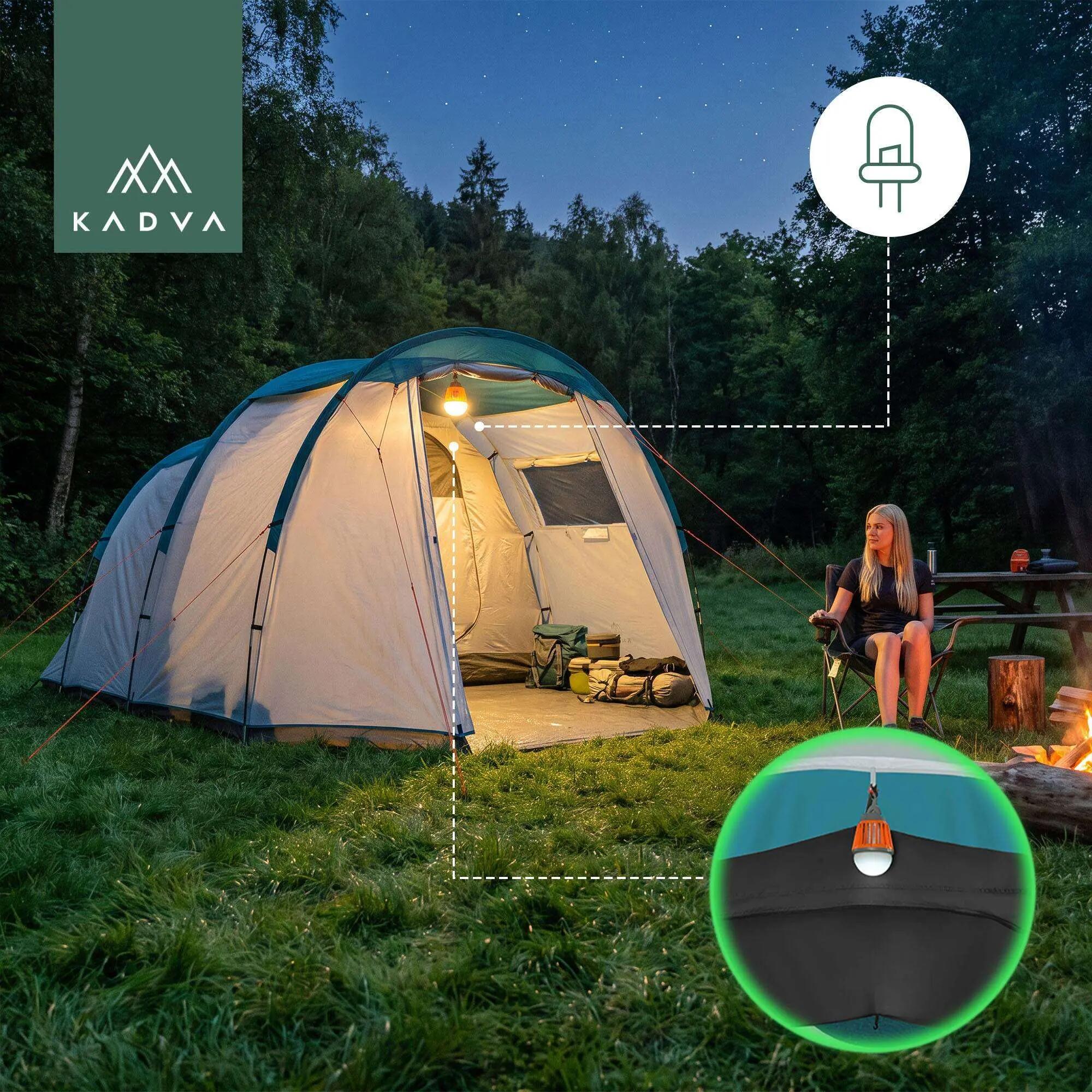 Tenda da campeggio 4 posti KADVA Kavio 4 6/8