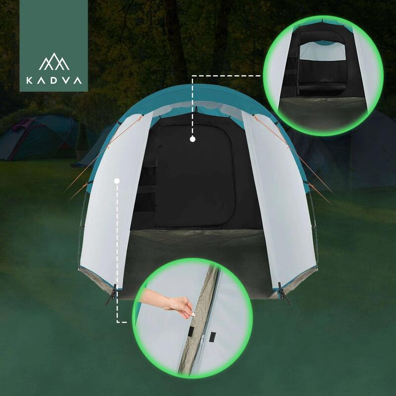 Cort de camping pentru 4 persoane KADVA Kavio 4.1
